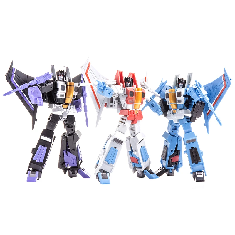 Трансформер Jinbao DF 06 G1 экшн фигурка игрушка starcry Skywarp Thundercracker модель KO MFT F01