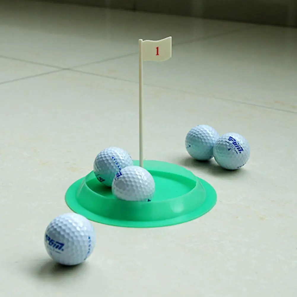 Зеленая подставка для гольфа в любом направлении мягкая резиновая тренировок на