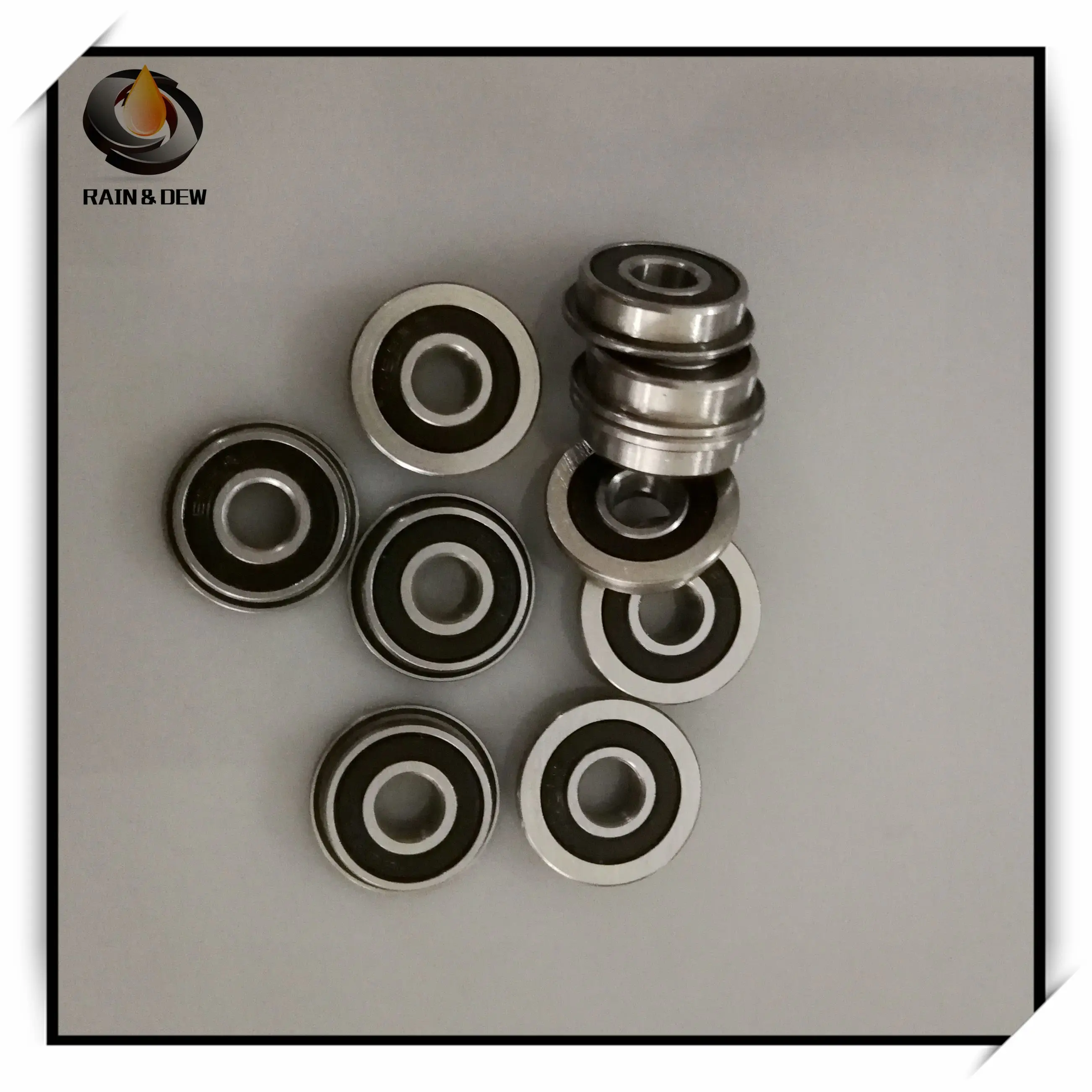 10 шт. F695-2RS подшипник 5*13*4 мм ABEC-7 фланцевый миниатюрный F695 RS шариковые подшипники F695RS для VORON Mobius 2/3 3D печати