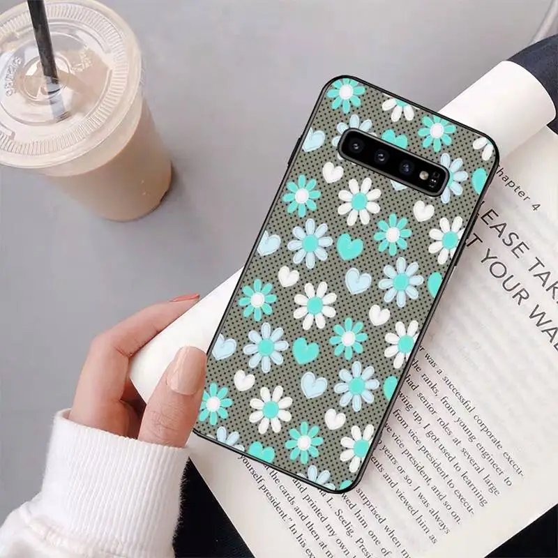 

Cute little flower Bling Cute Phone Case For Samsung Galaxy A50 A30 A71 A40 S10E A60 A50s A30s Note 8 9 S10 Plus S10 S20 S8
