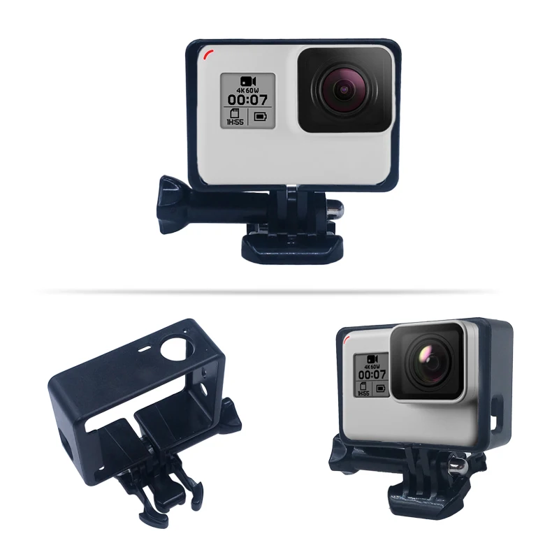 Стандартная защитная рамка для Gopro Hero 4 3 + черный чехол камеры защитное крепление