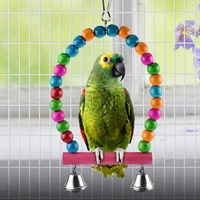 10 piece set of parrot toy set bird supplies utensils bird cage accessories explosion models parrot biting toy bird toy