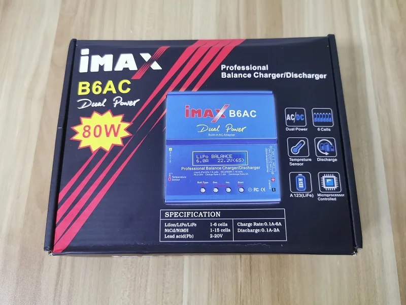 Зарядное устройство HTRC iMAX B6 AC 80 Вт B6AC зарядка | Спорт и развлечения