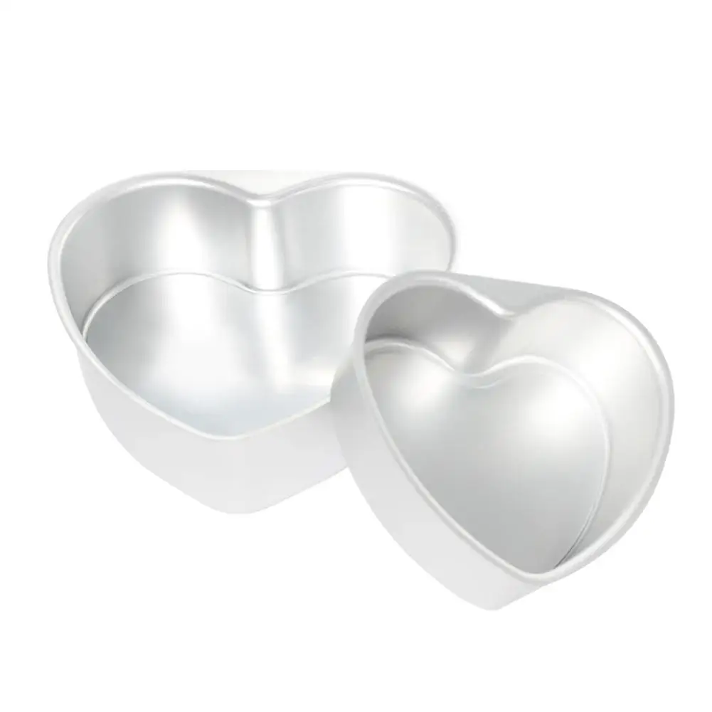 

6/8/10 Inch Heart Shape Non-stick Removable Bottom Baking Pan Kitchen Cake Mold