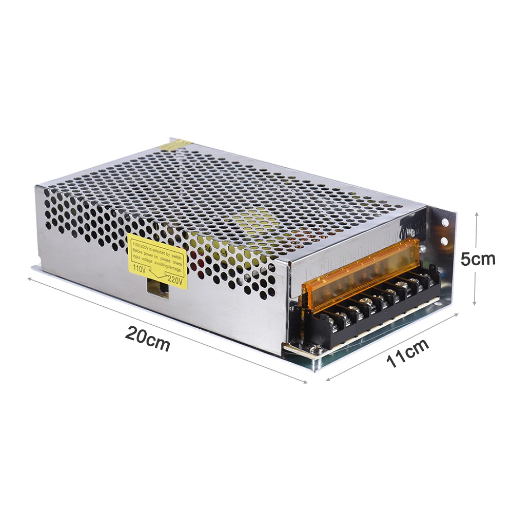 AC 110V/220V к DC 12V 240W 20A импульсный источник питания с двойным входом централизованный