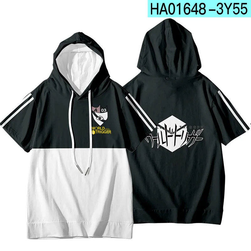 Футболка с капюшоном и коротким рукавом для косплея Kuga Yuma |