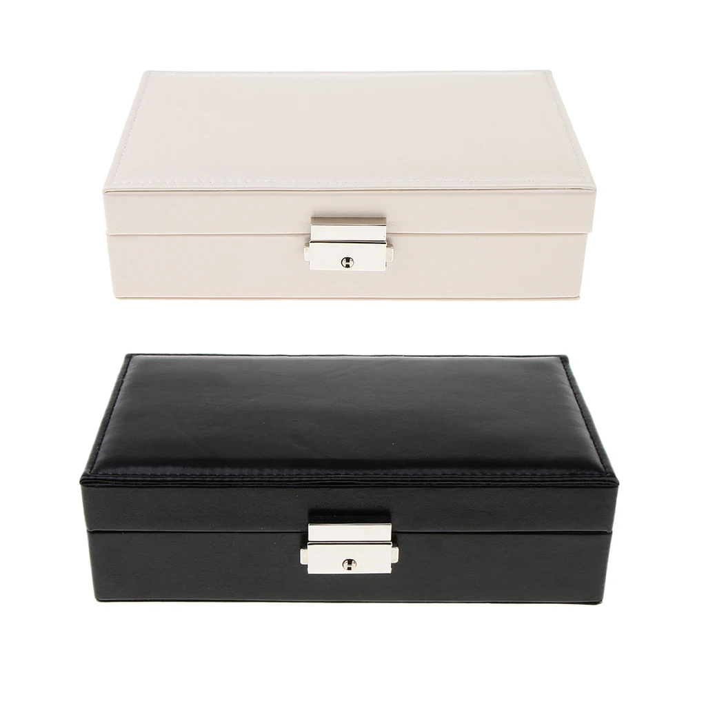 

Travel PU Leather Jewelry Bracelet Display Holder Storage Case Organize Box