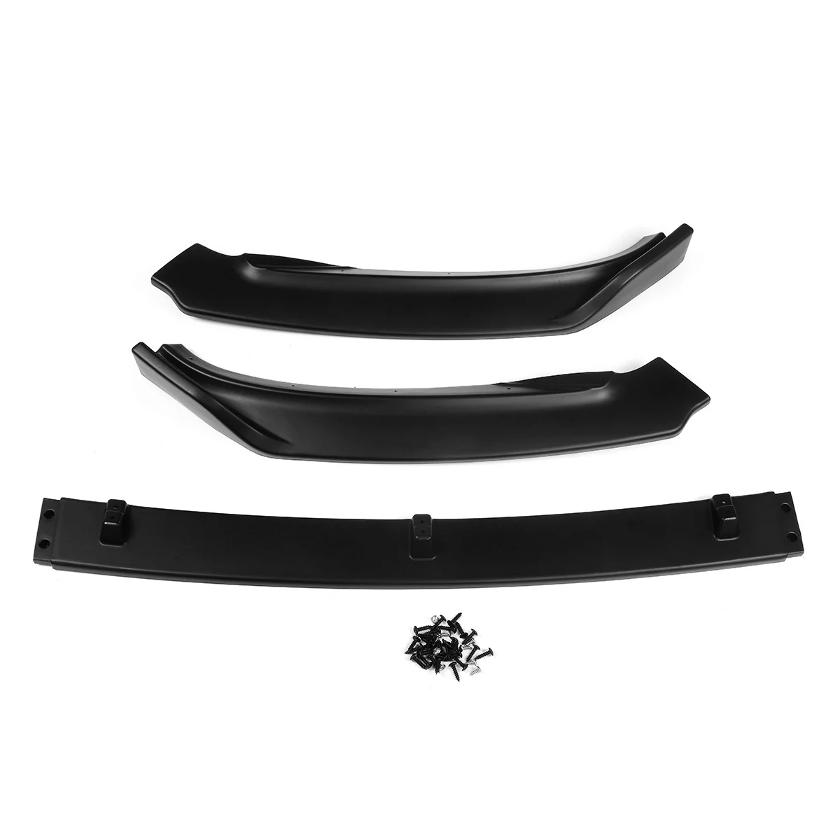 Сплиттер для губ переднего бампера автомобиля B7 матовый черный спойлер защитная