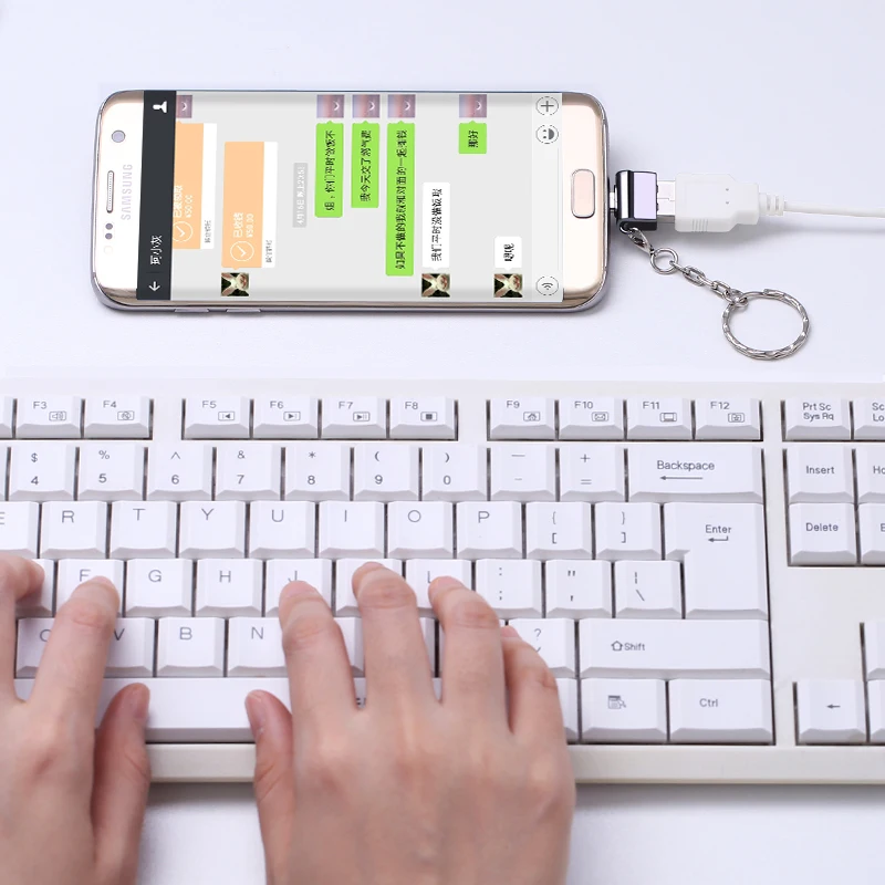 Biaze OTG адаптер кабель с разъемами микро usbи USB конвертер 2 0 для samsung Xiaomi Android телефон