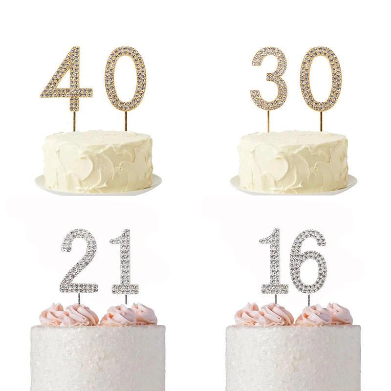 Золотые/Серебристые блестящие прозрачные стразы с цифрами 0 1 2 3 4 5 6 7 8 9 | Дом и сад