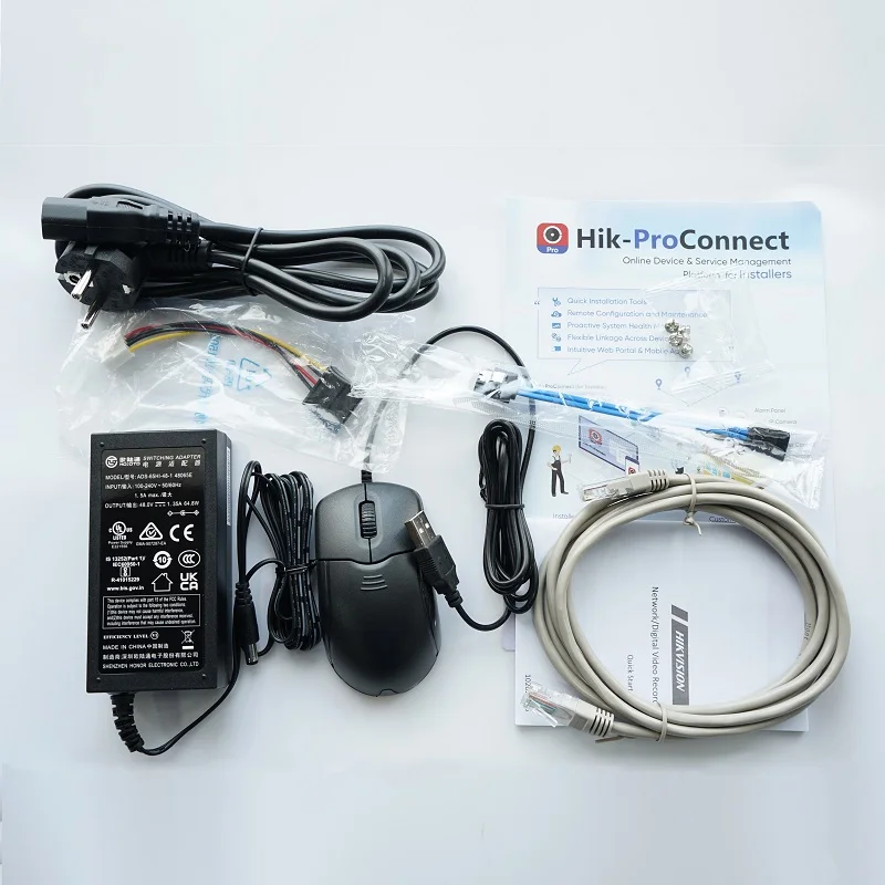 Сетевой видеорегистратор Hikvision 4K H.265 PoE DS-7604NI-K1/4P/8P для IP-камеры системы