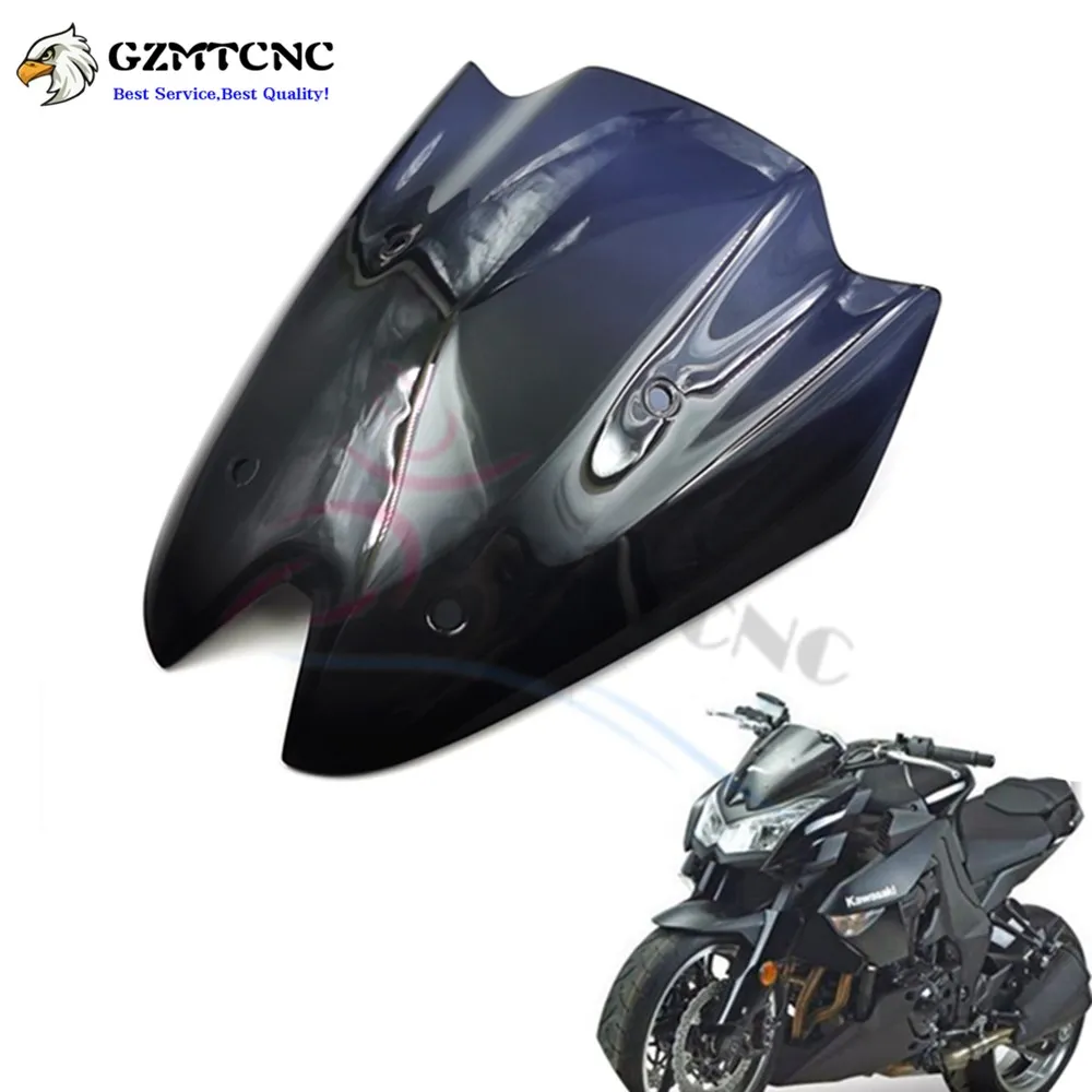 Z1000 10-13 Windshield Windscreen Odometer Clock Visor ABS Deflector Wind Shield for Kawasaki Z 1000 2010 2011 2012 2013 | Автомобили и