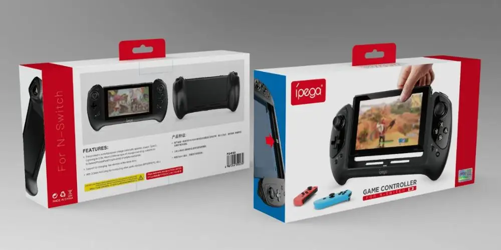 2019 Новый геймпад Ipega PG-9163 Tomahawk Switch NS Palmer Grip Handle Plug and Play для Nintendo Switch.