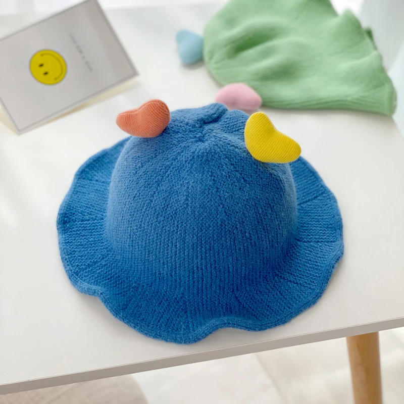 

Autumn and winter fisherman hat fashionable western girl autumn girl princess children knitted hat