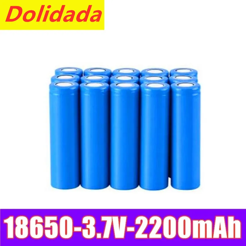 

Icr18650 lithium battery 2200 mah 3.7 v li-ion rechargeable pkcell battery 18650 batteria flat top batteries
