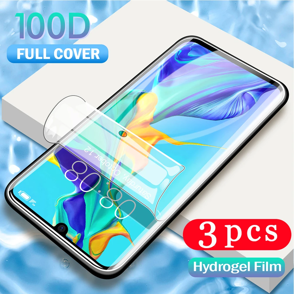 Гидрогелевая пленка для huawei P20 P30 P40 lite E pro plus защитная не стекло защита экрана
