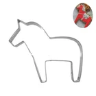 Экологичная формочка для моделирования лошадей из нержавеющей стали, формочка для украшения тортов, металлические формочки для печенья, формочки для пряников