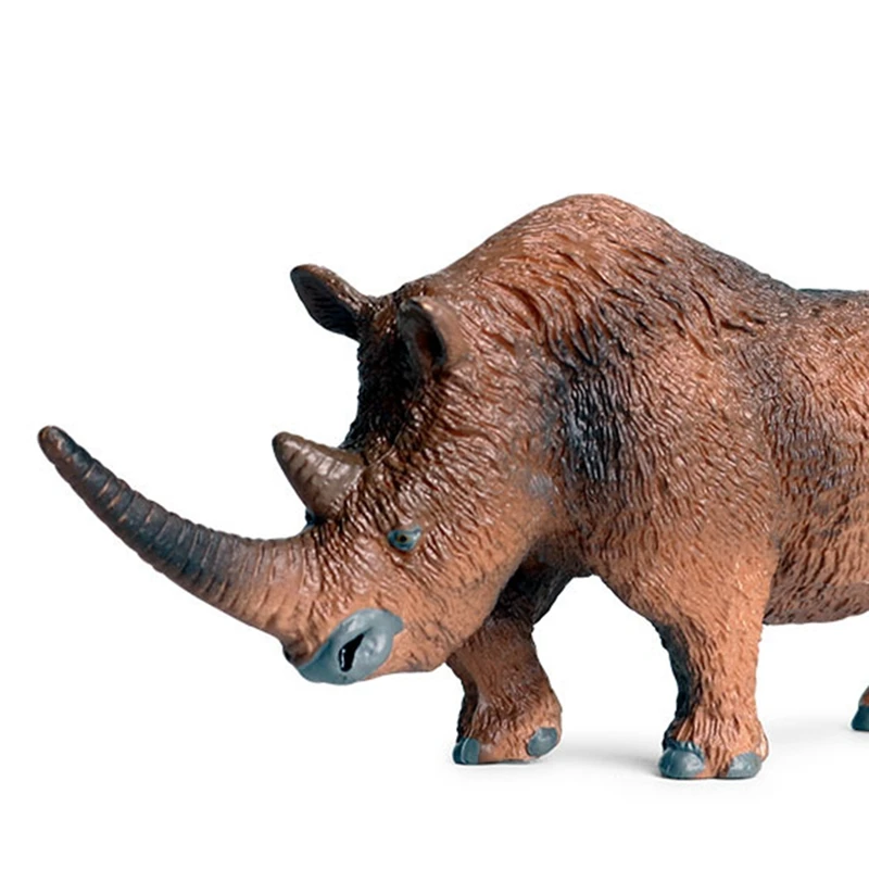 

PVC Model Wild Rhino Animal Finished Goods Toy Children's Puzzle Early Education Toy for Children