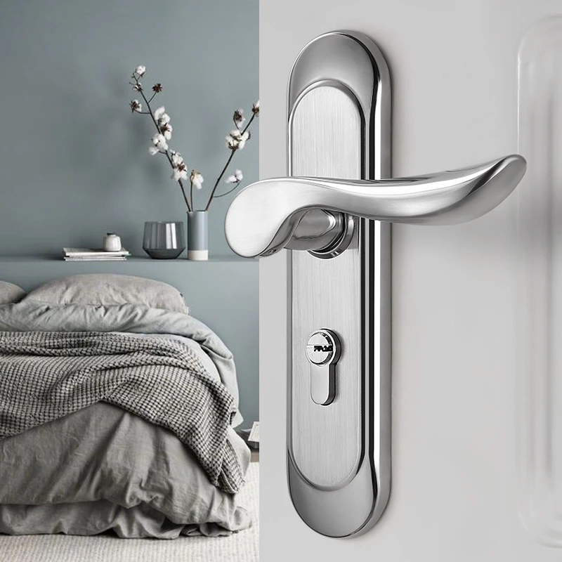 Дверной замок из нержавеющей стали бытовая деревянная дверная Блокировка для