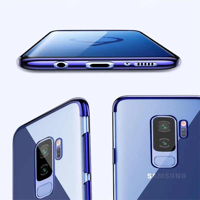 Покрытие тонкий мягкий прозрачный чехол из ТПУ для Samsung Galaxy S9 S8 S10 Plus S10E Note 10 + 9 8 Note10