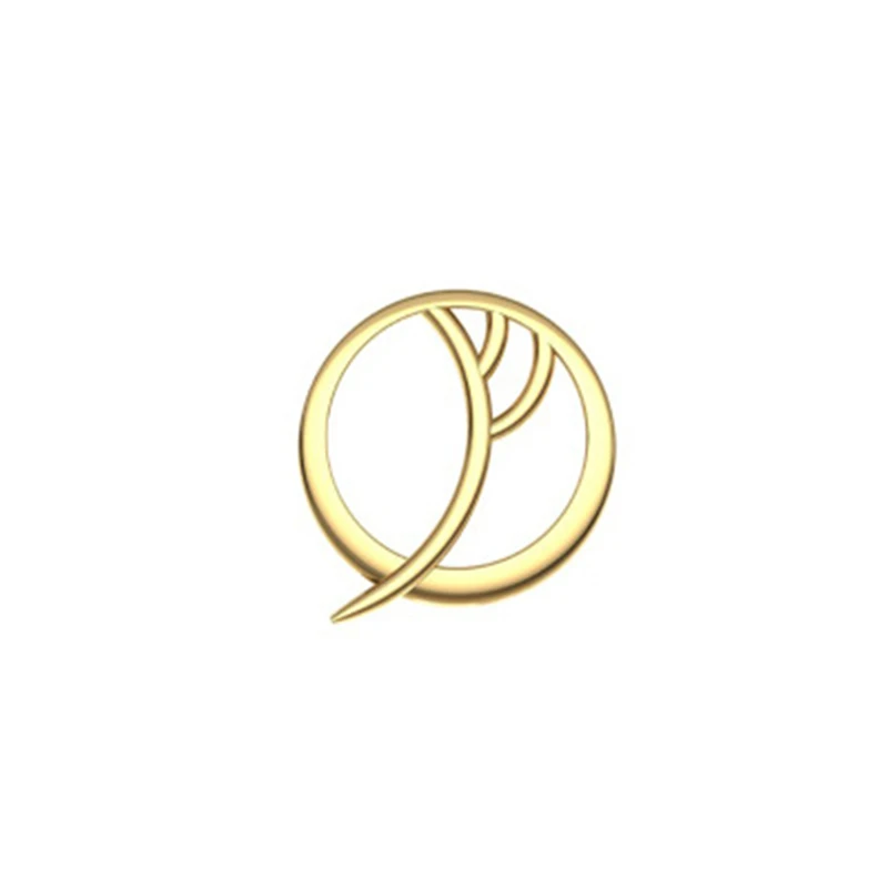 Женская брошь в форме листочка лунного света Hotel Deluna ювелирное изделие