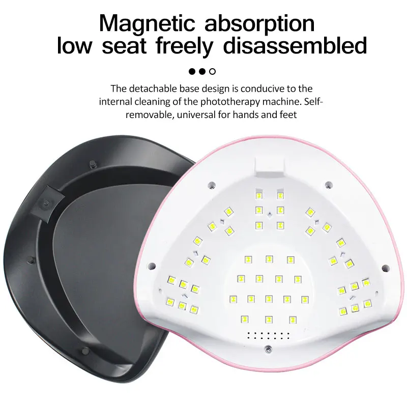 Мощная УФ-лампа для сушки ногтей SUN M3 Сушилка 45 светодиодов быстросохнущая