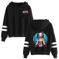 demon slayer hoodies anime cosplay kamado nezuko beautiful girl print sweatshirt pullover loose oversize unisex sweater 2021 top