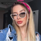 Очки для чтения женские фотохромные, кошачий глаз, металлическая оправа