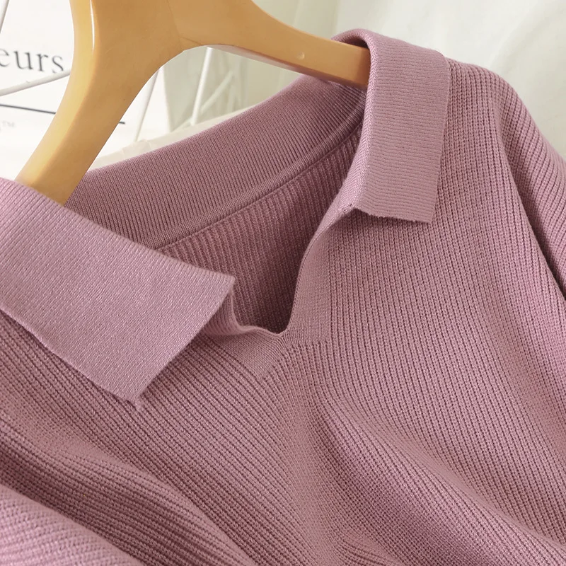 Трикотажные костюмы женщин комплект из двух предметов свитер топ и штаны