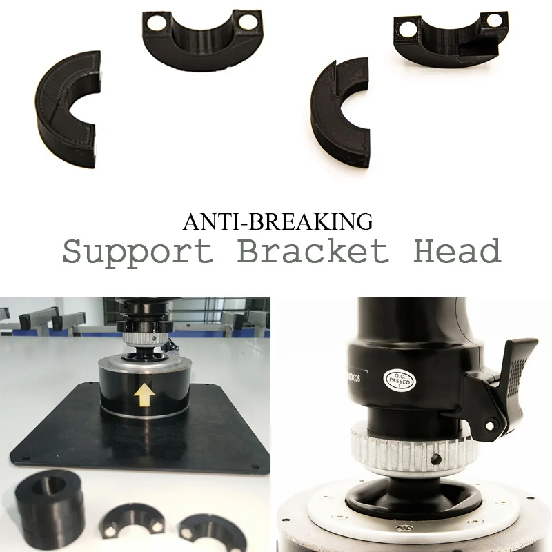 Черная Противоударная опорная головка кронштейна для thrusmaster Hotas Warthog A-10C/F/A-18C