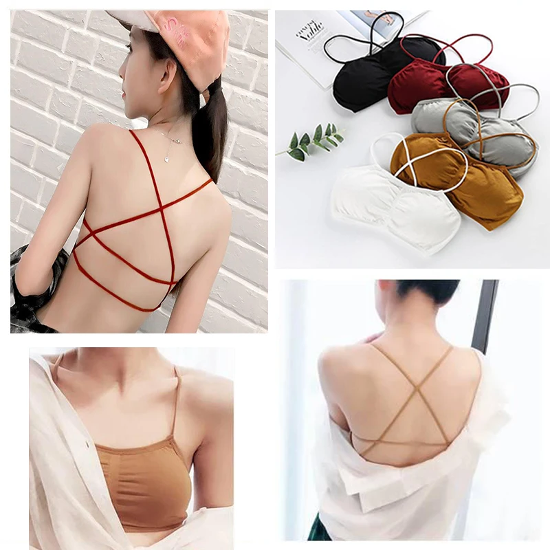 

Spring And Summer No Steel Ring Sling Underwear Thin Section Girl Breathable Sexy Student Bra Women's Seamless Sports Tube Top