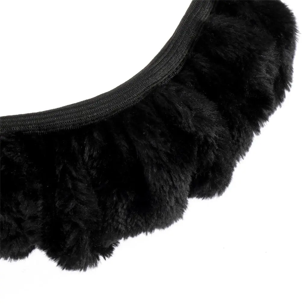 

New Warm plush winter car steering wheel cover imitation wool Universal auto supplies car accessories hot selling