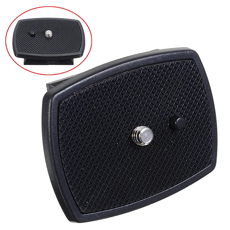 

1pc Universal Tripod Quick Release Tripod Plate Screw Adapter Mound Head Black For Digital Camera DSLR SLR Mayitr