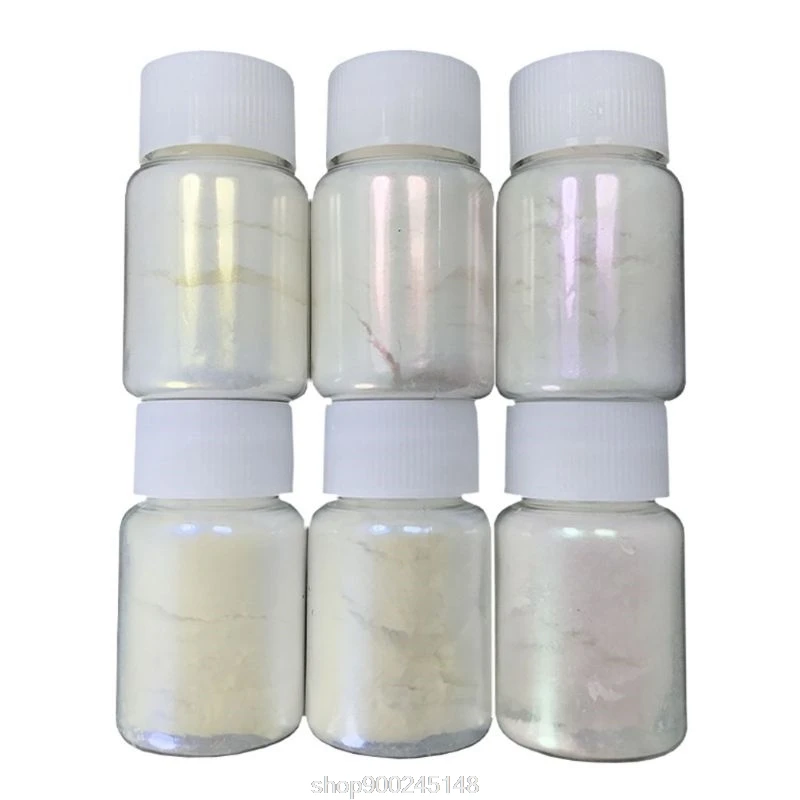 

6 Colors Shiny Aurora Resin Pigments Polarized Diamond Pearlescent Pigments Kit Colorants Resin Dye Jewelry N30 20 Dropshipping