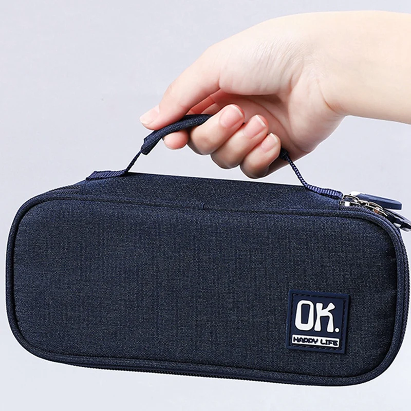 

Large Capacity Pencil Case, Draft Pen Bag, School Pen Case Supplies Pencil Bag Pencils Pouch Stationery