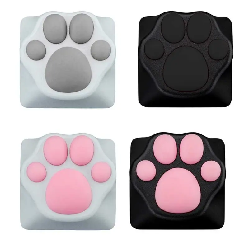 Высокое качество индивидуальные ABS Силиконовые Kitty Paw Artisan Cat лапы Pad клавиатуры