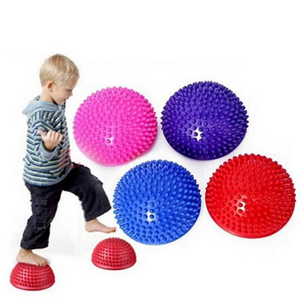 

Надувные полусферические мячи для йоги из ПВХ, массажный фитбол, Балансирующий мяч для спортзала, пилатеса, спорта, фитнеса