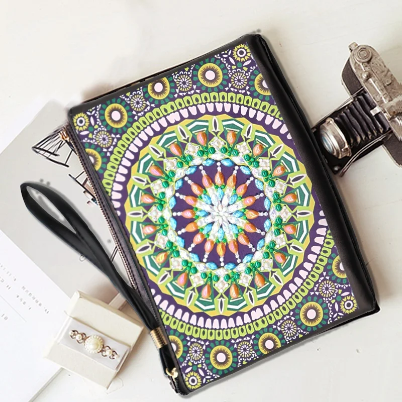 Diy Special Shaped Diamond Painting Wristlet Wallet Women Bag Embroidery Cross Stitch For Gifts 4Stb08 | Дом и сад