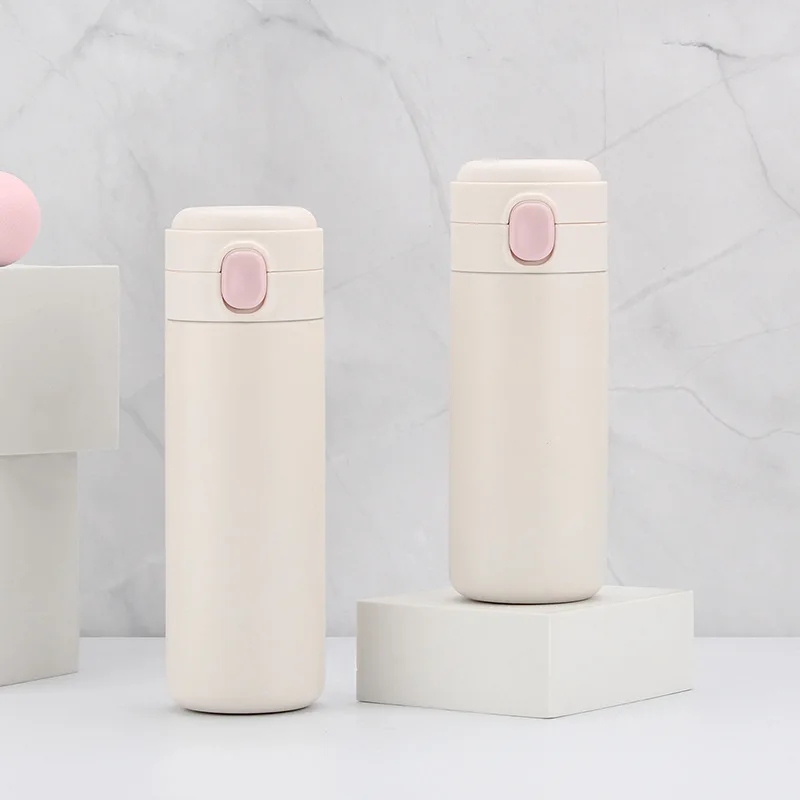 

Stainless Steel Pea Portable Bounce Direct Drinking Cup for Male and Female Students