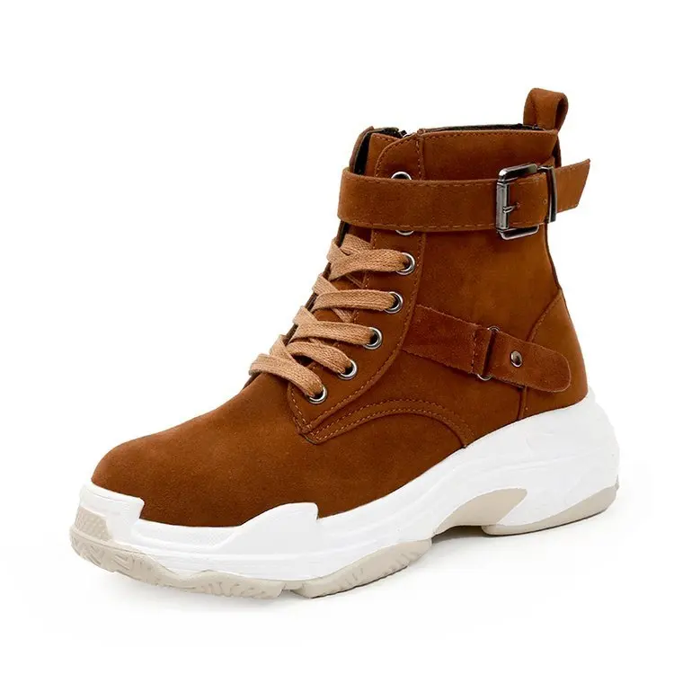 Сапоги Aleafalling женские из флока мягкие кожаные зимние сапоги для зрелых женщин
