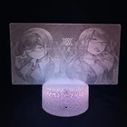 Новейшая аниме 3d лампа с рисунком, ночной Светильник для детской комнаты, для девочек, для спальни, декоративный светильник для манги, подарок, ночник, светильник, любимый во Франции