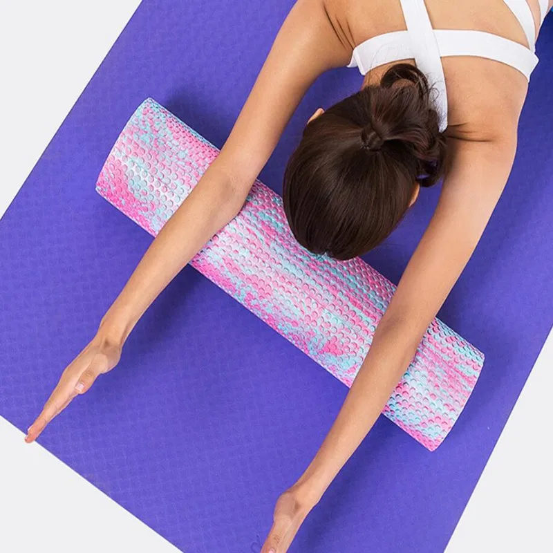 30 см блок для йоги пилатеса пенопластовый ролик массажный мышечная ткань фитнеса