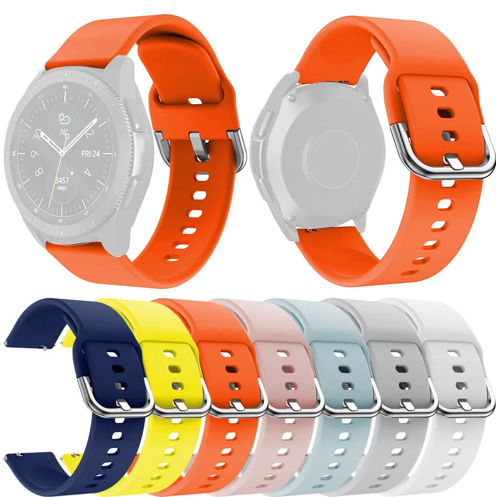 

Silicone Watchbands for Samsung Galaxy Watch 42mm Straps Correa de reloj bracelet de montre pasek do zegarka Wristbands