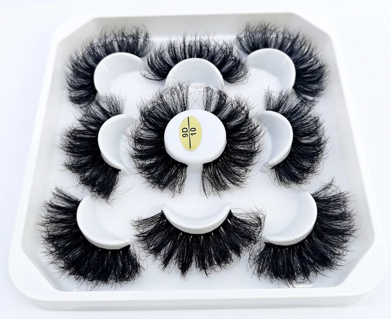 NEW 5 Pairs 10-25mm Natural 3D False Eyelashes Dramatic Volume Fake Lashes Makeup Mink Extension Tool Kit Cilios | Красота и здоровье