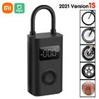 Электрический насос Xiaomi Mijia 1S Портативный Умный Цифровой Мониторинг давления в шинах для велосипеда, автомобиля, футбола