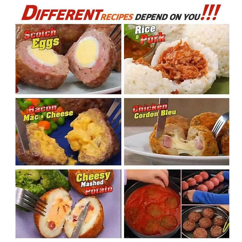 Круглая форма для приготовления мячей кухонный инструмент сделай сам рисовых