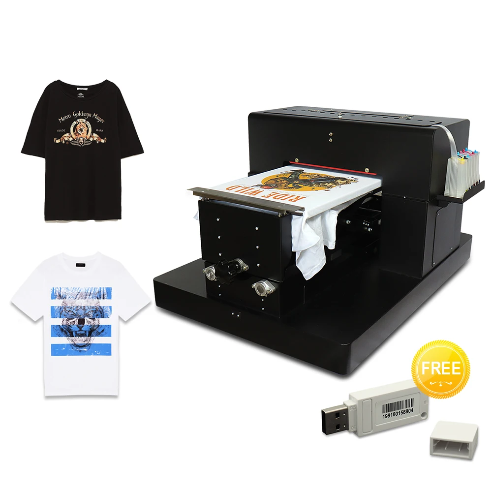 

Футболка принтер 6 цветов печать A3 планшетный принтер цифровой принтер для Epson L1800 печатающая головка DIY печать одежды