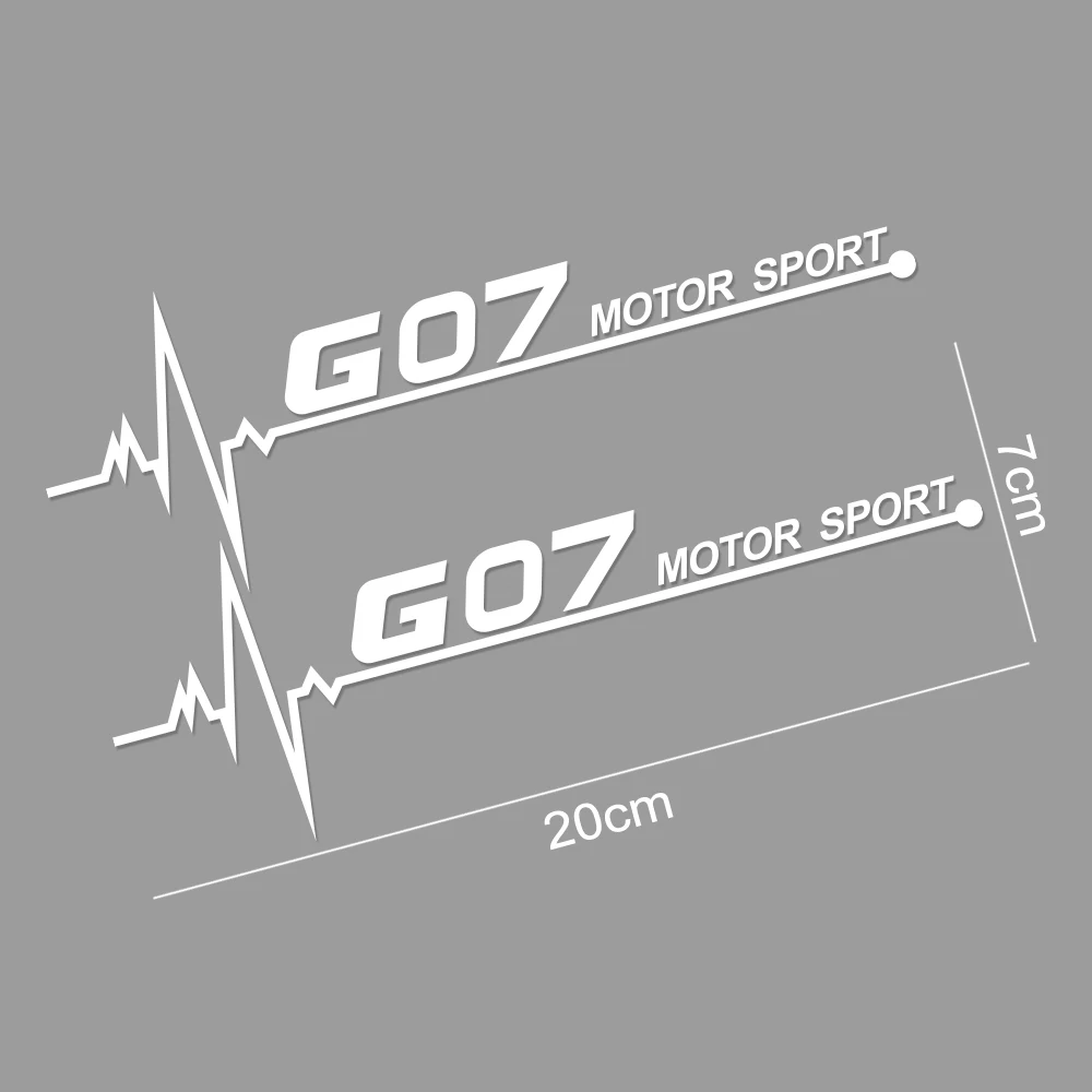 2 шт. автомобильные виниловые наклейки на боковые окна для BMW G30 G20 G11 G01 G02 G05 G06 G07 G08