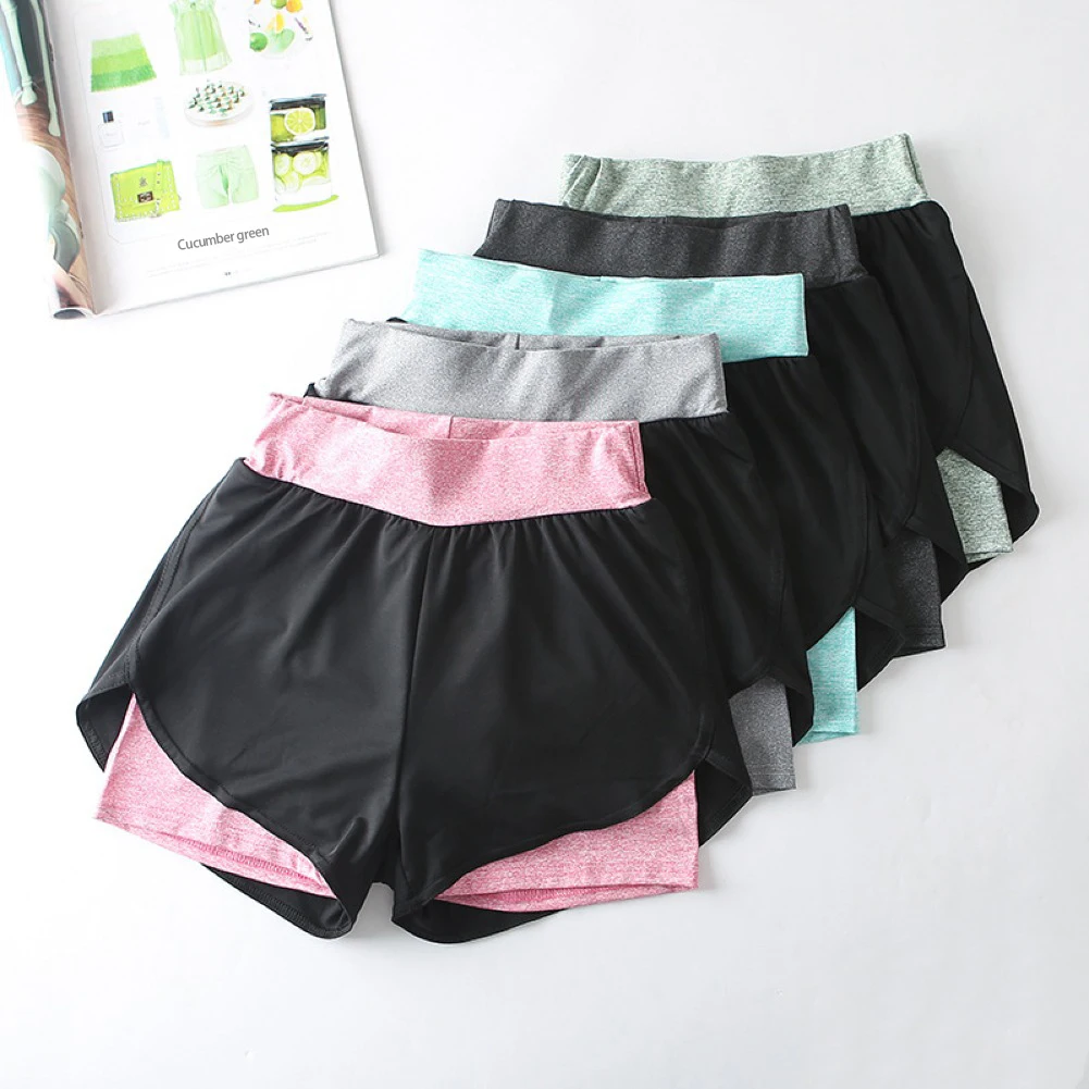

Yoga Shorts Women's Fitness Top Spandex Neon Elastic Running Workout Short Leggings for Ladies Gym Sport Short Pants Tights
