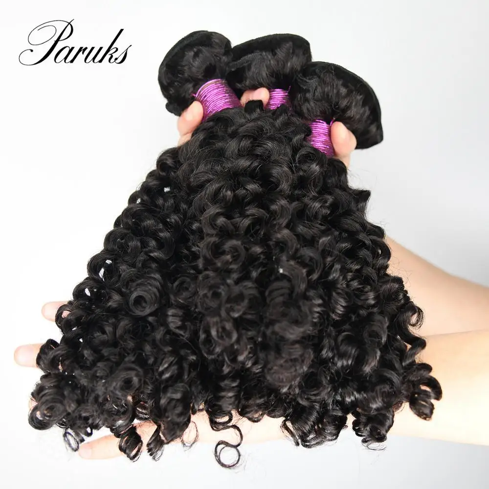 

Paruks Malaysian Italian Wavy Hair Bundles Human Hair Extensions 1/3/4 Bundles 100% Human Hair Weave Wavy Curly Bouncy Bundles